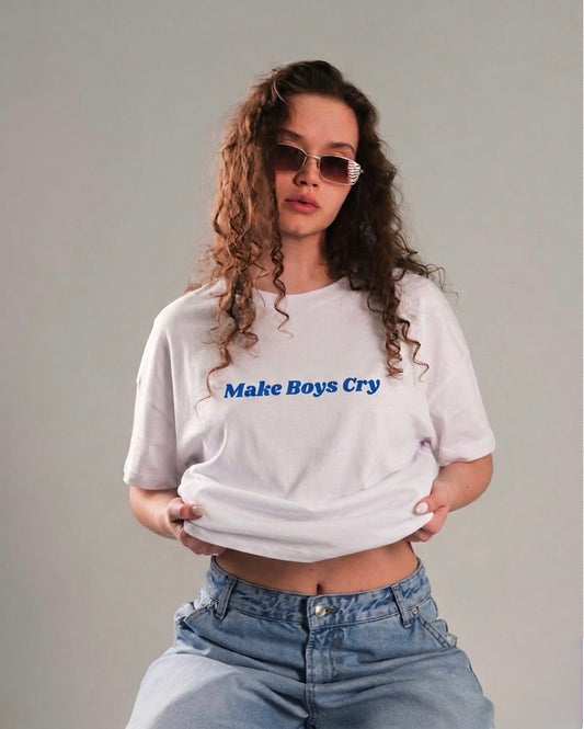 MAKE BOYS CRY Tee by Redstag