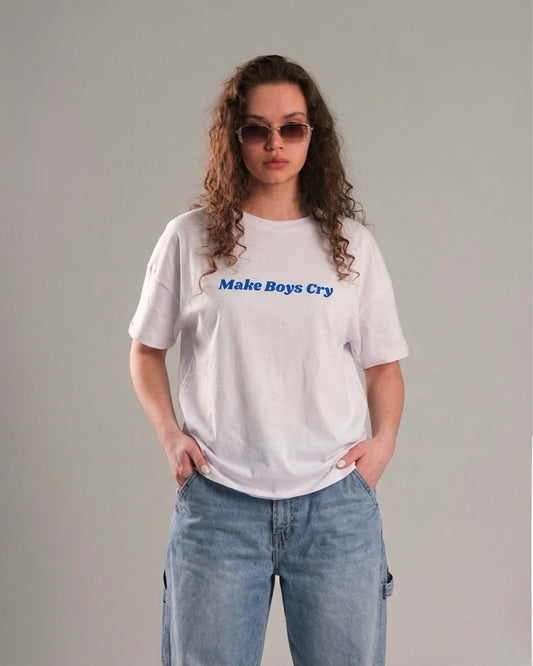 MAKE BOYS CRY Tee by Redstag