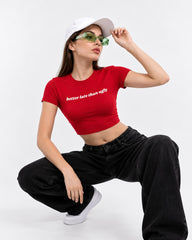 Better Late Crop Top